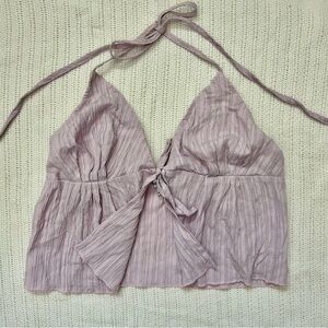 Pretty Little Thing Lavender Halter Top